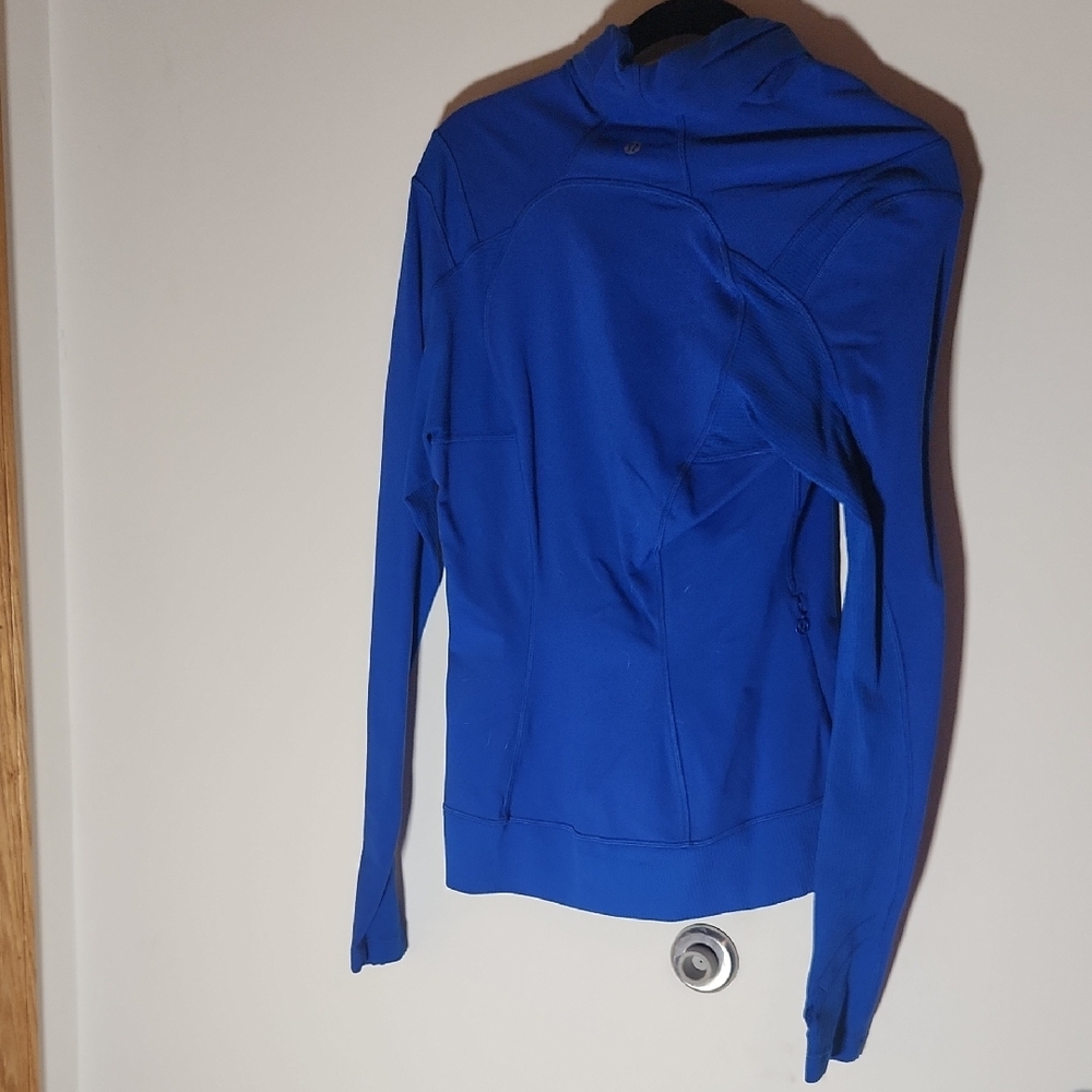 lululemon athletica Asymmetrical Zip Blue Jacket - Picture 5 of 8